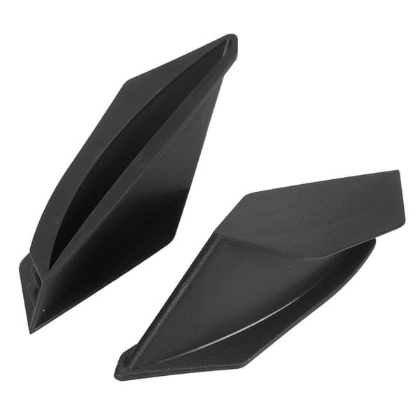 Universal Motorcykel Aerodynamiska Winglets Spoiler Vinge Svart Modifieringstillbehör