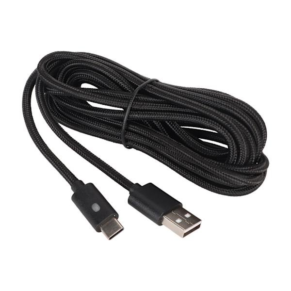 Xbox Series -latauskaapeli, nylonpunos, nopea lataus, USB Type C -laturijohto LED-ilmaisimella PS5:lle 9,8 jalkaa