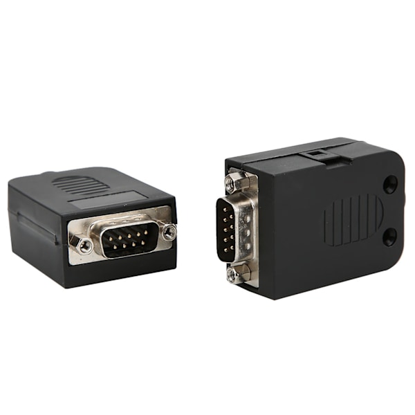 2-pack DB9 9-stifts hane-serie till terminaladapter med hölje