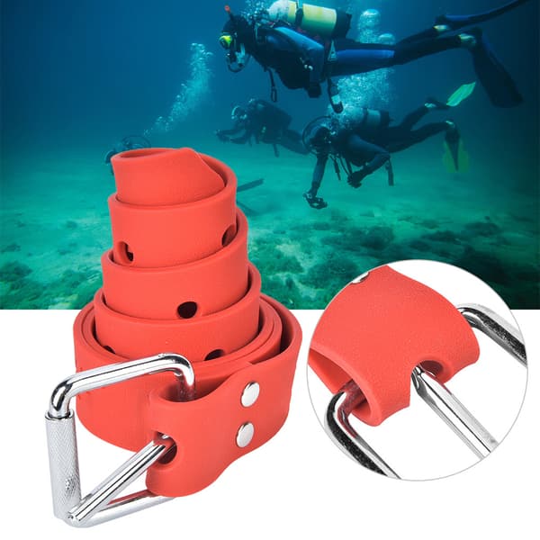 1,5 Meter Justerbart Lättvikts Gummibälte för Dykning och Snorkling