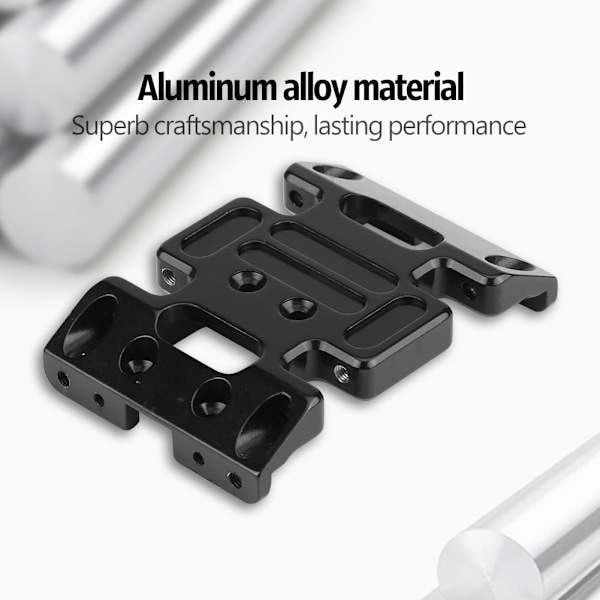 Aluminium Skid Plate Oppgradering for Axial SCX10 1:10 RC Biler - Øk Ytelse & Holdbarhet