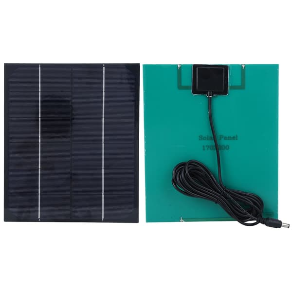 6W 6V Udendørs Monokrystallinsk Solpanel til DIY Batterioplader