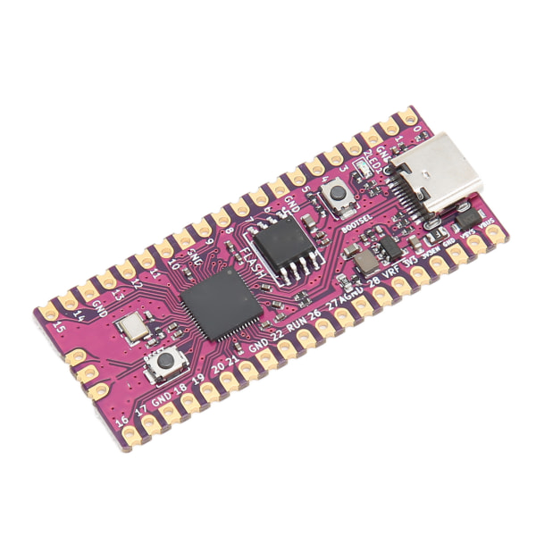 RPi RP2040 Pico Board Dual Core ARM Cortex M0+ -prosessorille, vähän power kuluttava joustava mikroohjainkortti