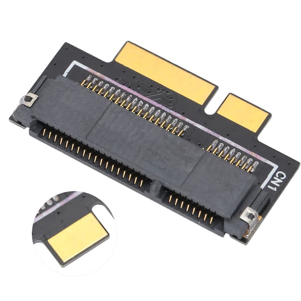 MSATA - 17+7PIN 2012 -sovitinkortti OS X:lle laajennustelineellä