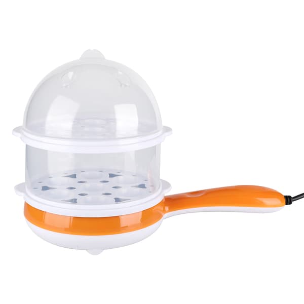 Mini Elektrisk Non-Stick Stekepanne Eggkoker Steamer 220V EU-plugg