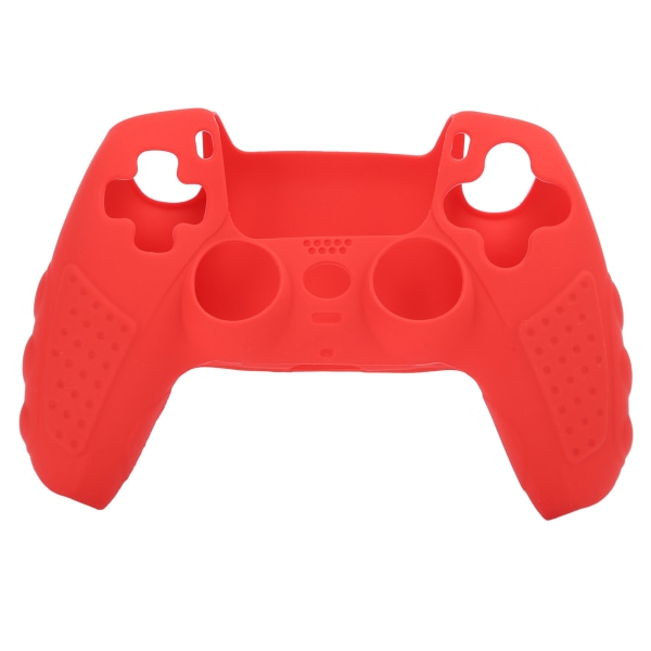 Food Grade NonSlip Silikone Spilkonsol Beskyttelse Gamepad Håndtag Grip til PS5 Joystick (Rød)