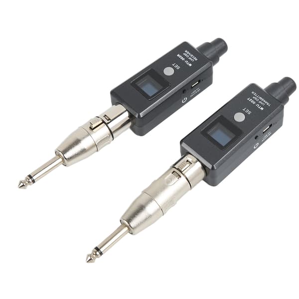 Trådløst mikrofonsystem XLR-sender mottakeradapter for dynamisk mikrofon