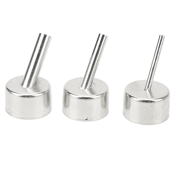 Stainless Steel Rustproof High Temperature Resistant Hot Air Gun Tips for Maintenance - Set of 3