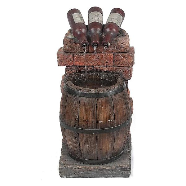 Ølfountain med selvsirkulerende vann, hagekunst, dekorative ornamenter, harpikshåndverk (fonteneornamenter * 1) ølstrømmende vannmodell 1