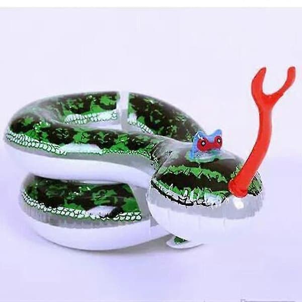 Pvc Uppblåsbar Python Simulering Uppblåsbar Orm Knepig Liten Djurleksak Uppblåsbar Leksaksorm