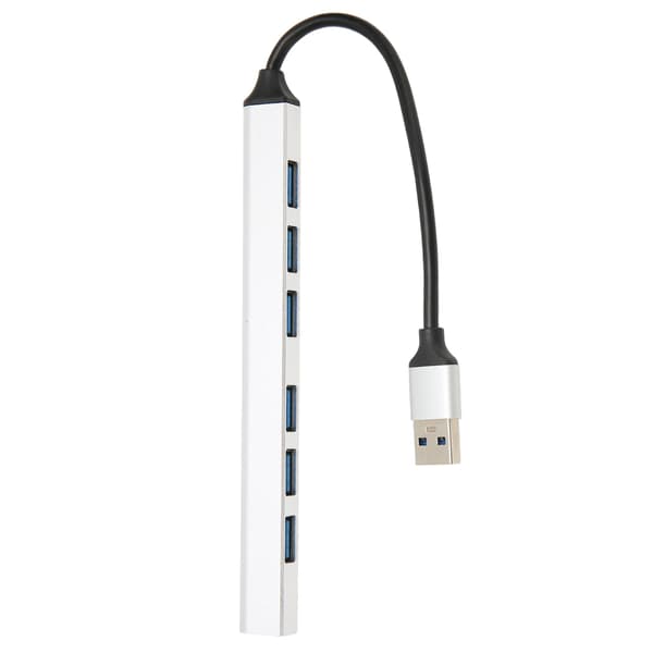 7 i 1 USB 3.0 Hub Adapter Plug and Play Dockingstation til Windows og Mac OS X