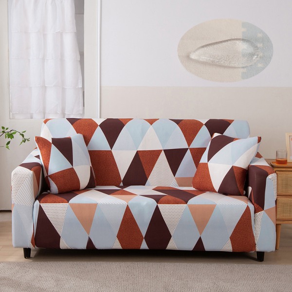 2 istuttava sohvan cover 140-180 cm moderni sohvan cover käsinojilla Universal elastinen cover sohvan cover ruskea