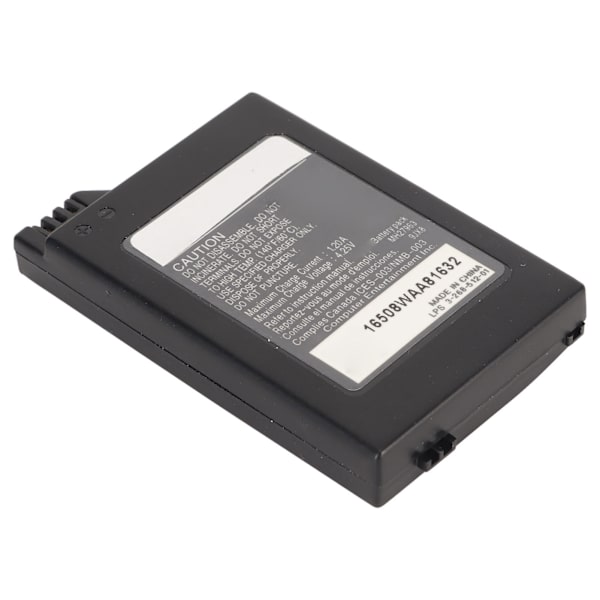 1200mAh 3.6V Batteripaket Polymer Litiumjon Uppladdningsbart Batteripaket Ersättning för PSP2000 3000 S110 Konsol