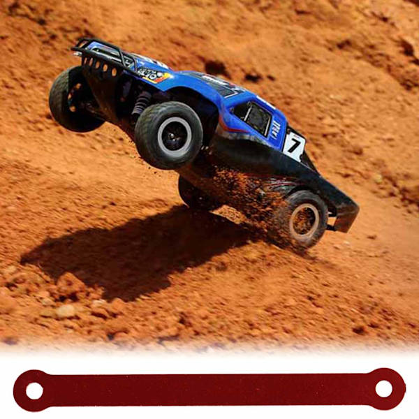 Alumiiniseosinen etuvarren tukitanko Traxxas Slash 2WD 1:10 RC-autolle (punainen)