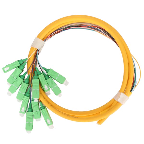 Fiberoptisk Pigtail 12-trådig Singlemode 1,5m Kabel för Kabelhanteringsbox
