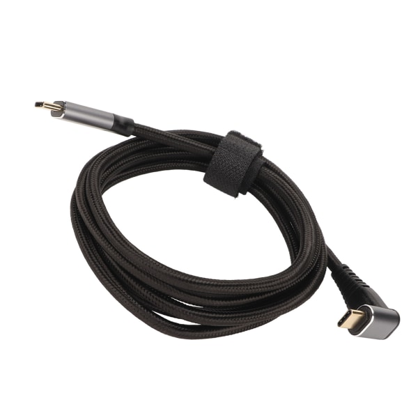 90 graders USB C-kabel 4K 60Hz Stöder PD100W Typ C 3.1 Gen2 Fullfunktions USB C Snabbladdningssladd för ångdäck 150cm/59.1in