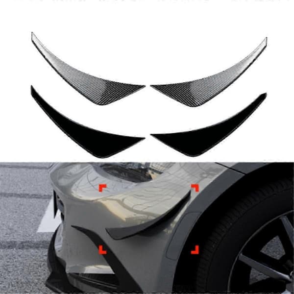 Bil Front Bumper Side Splitter Spoiler Tåkelys Side Spoiler Trim for Miata MX-5 ND 2016+