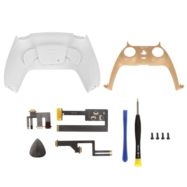 Spilcontroller Back Button Attachment Professional Mapping Burst Gamepad Dobbelt Back Button til PS5 Controller White