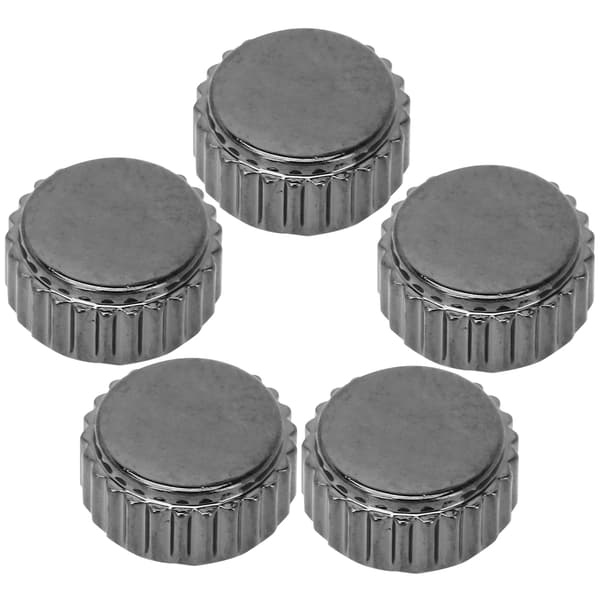 5 stk. Sort Stål Urkrone Reparationsdele 6mm