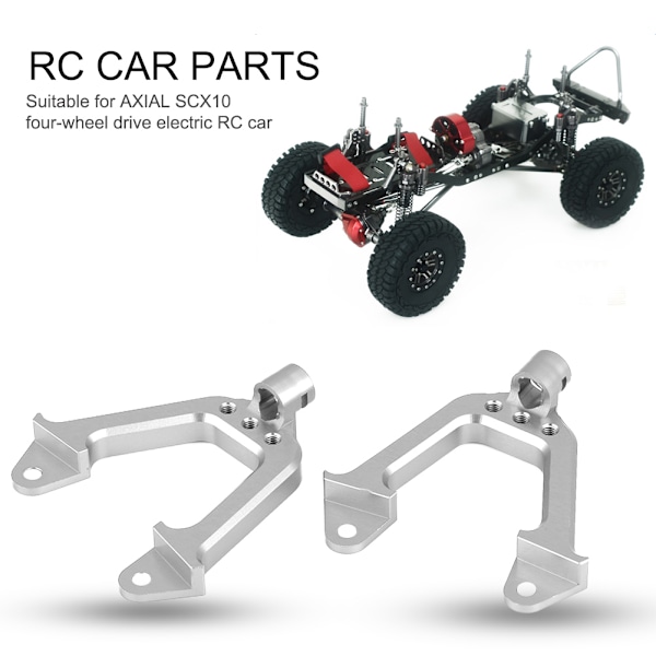 Eturipäällysteen kiinnike AXIAL SCX10 nelipyörävetoiselle sähkökäyttöiselle RC-autolle (hopea)
