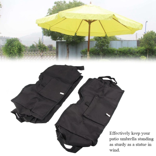 Firkantet paraplybase sandvægttaske til terrasseparaply