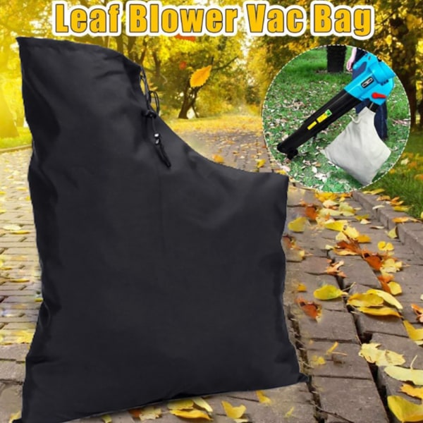 Løvblåser vakuum-glidelåspose 420D Oxford vakuumpose Vanntett blad- og støvoppsamlingspose