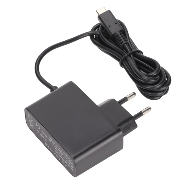 Strømadapter til Switch 5V 2.4A Udgang Type C Interface Vægoplader til Switch Konsol 100‑240V EU Stik