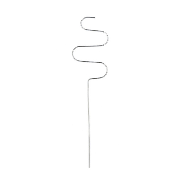 Indendørs have jern blomsterbeskytter, husholdning praktisk fast rustfrit stål plante bladbeskytter støtte ramme, 35cm (materiale: metal)