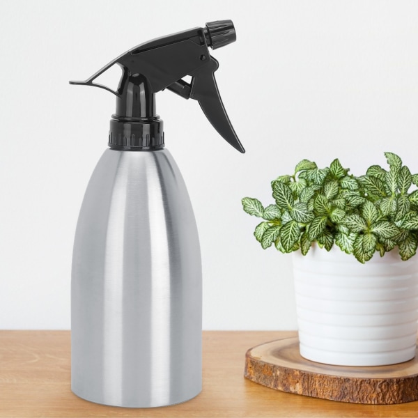 500 ml rostfritt stål trädgårdskök vattning sprayflaska justerbar munstycke kan
