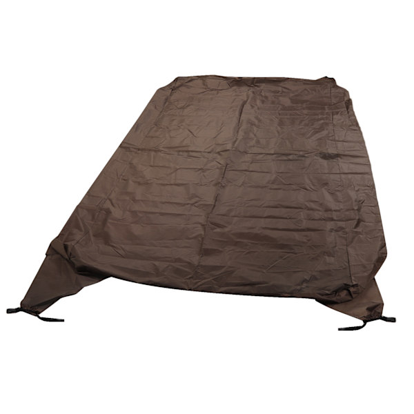 Bordtennisbord Dammskydd Utomhus Patio Regnskydd Solskydd Bordplatta Skydd Brun