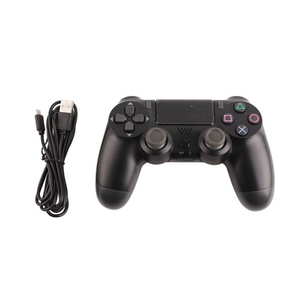Kablet Gamepad Joystick Fine Crafting Sensitive Fast Wired Game Controller til PS4 Game Console Sort