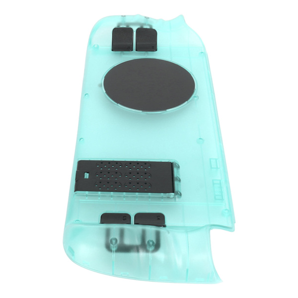 Bakplatta för Steam Deck med värmeavledning, DIY-utbyteshölje, extern halvledarkyla för Steam Deck, cyan transparent fodral