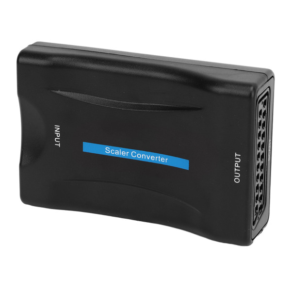 HD Multimedia Interface till Scart-konverterare ABS Videoadapterbox för TV DVD-spelare