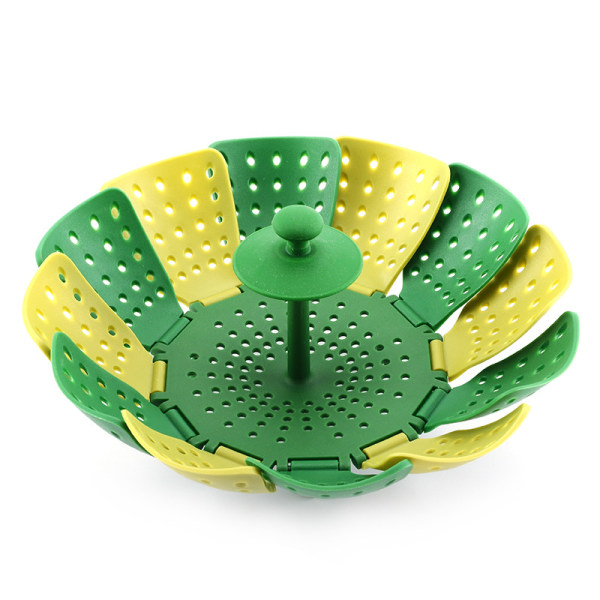 Sammenleggbar Steamer Basket - Grønn