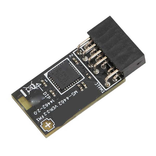 TPM 2.0 Modul SLB 9672 SPI 12Pin Sikkerhetskryptering for MSI Hovedkort Windows 10 11