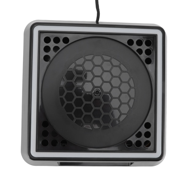 Kjølefan for bunnen 2.4A 5V 3 vindhastigheter Berøringssensor USB Kjølefan med lyslist for Xbox Series X Svart