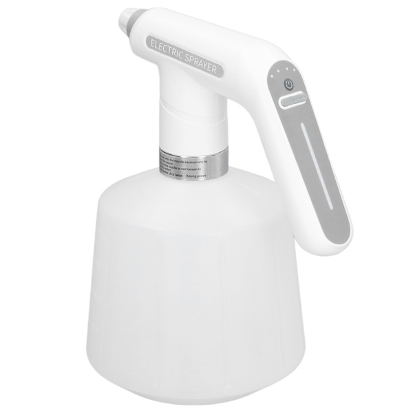 Elektrisk Sprøyteflaske 2000mah USB Lading ABS og HDPE Roterende Sprinkler Automatisk Vannkanne for Hage 1.5L