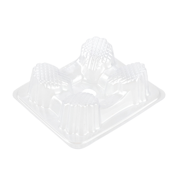 (Transparent 50 st Storlek: 125*108mm) Melonbasmaterial: PET-plast