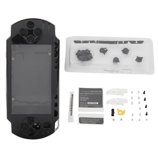 Udskiftning af etui til PSP 1000 (sort)