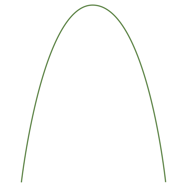 6 st. diameter 3,2 mm längd 1,2 m växthusbåge rostfri odlingstunnel klätterram kan böjas (förpackad i kartong, böjd och förpackad) 45,7 * 20 * 1,5 cm