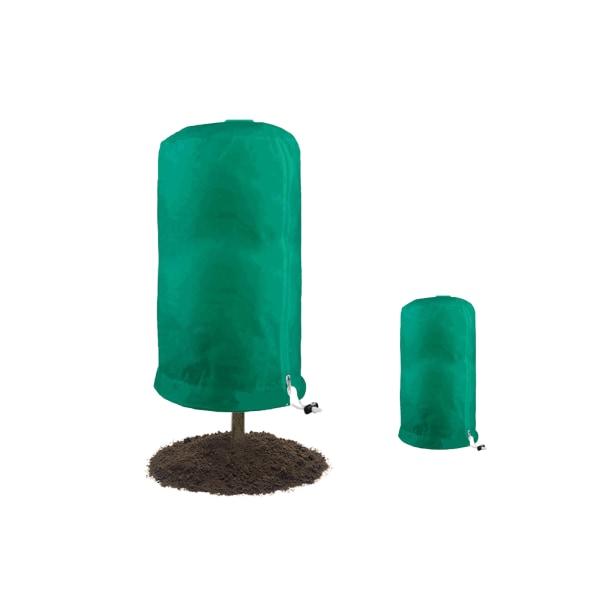 (1 pakke) Grøn 80x100cm kuppelplante frostbeskyttelsestrædækning bruges til at beskytte planter mod kulde og insekter om vinteren, ikke-vævet plantekuldække, non-w