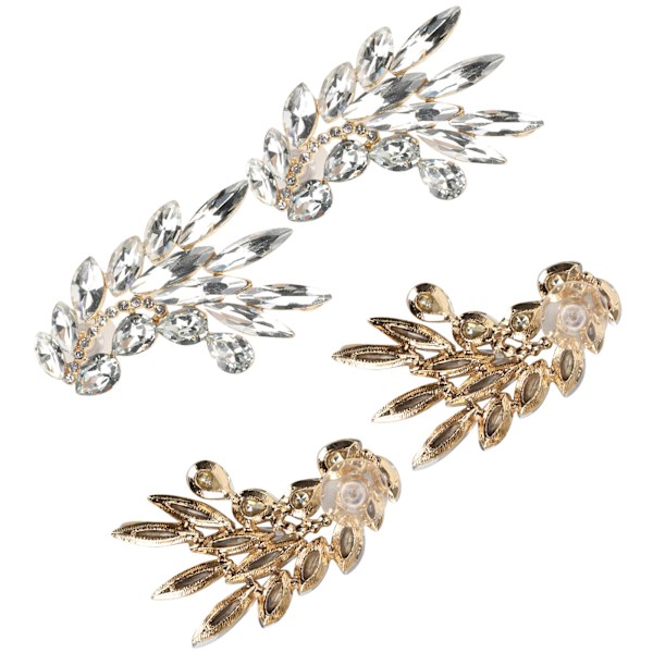 2 Par Graceful Ørepynt Øre-Studs Retro Øredropper for Kvinner/Jenter Legering Smykker Tilbehør Sølv