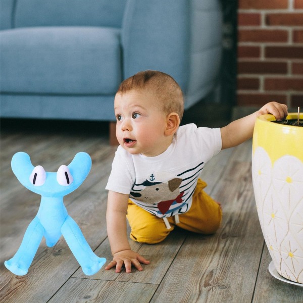 1 kpl 50 cm pehmo, Rainbow Friends Pehmolelut faneille ja ystäville Kauniisti täytetyt Eläinpehmo-nukkelahjat (sininen)-B