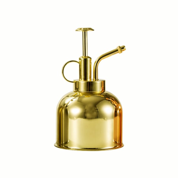Växt Mister Sprayflaska 300ML Rostfritt Stål Vattningskanna för Inomhusväxter Succulent Bonsai Trädgårdsredskap Guld