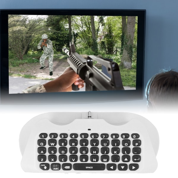 Spelkontroll Extern Tangentbord Mini Trådlöst Tangentbord med Högtalare för Playstation 5-kontroll