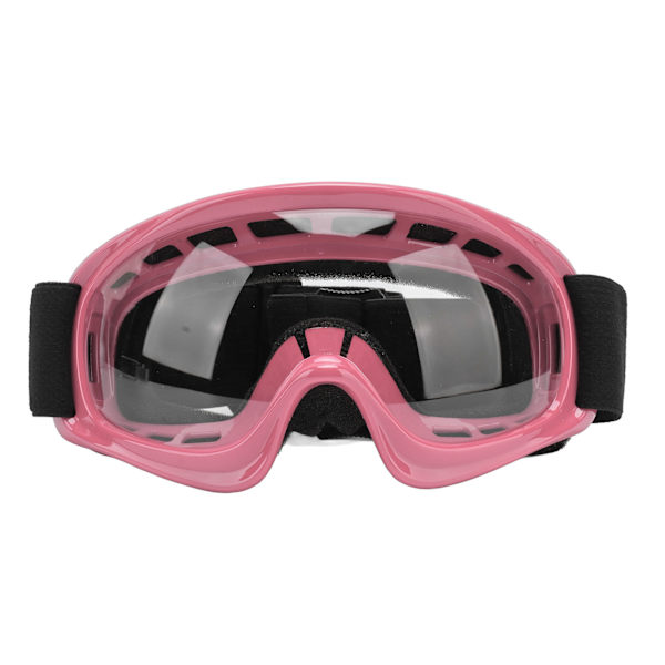 Børne Dirt Bike Briller - UV Beskyttelse & Stødsikre Motorcykel Briller til Udendørs Cykling, Ski, ATV, Off-Road Racing - Pink