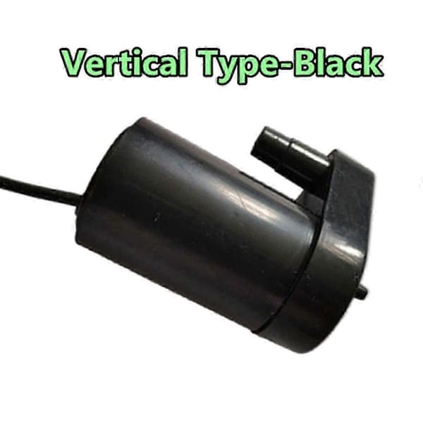8st Svart Tyst Mini Dränkbar Pump för DC3V 5V för Dator Vattenkylning USB-driven