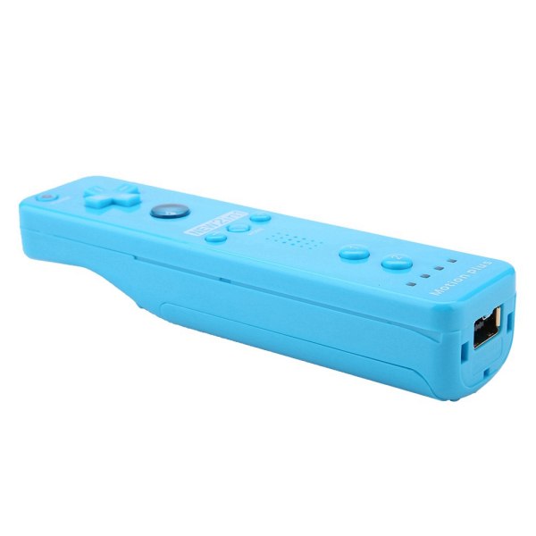 Somatosensorisk Spillhåndtak Kontroller Gamepad Bygget Inn Akselerator For Nintendo Wii WiiU (Blå)