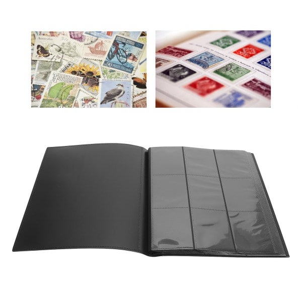 9 Pocket Card Binder 20 Dubbelsidiga Sidor Trading Card Album Folder 360 Side Loading Pocket Binder