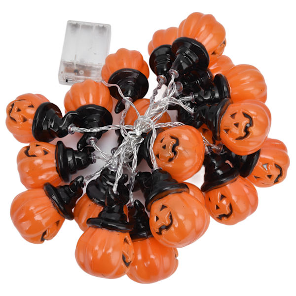 20 LED Kurpitsavaloketju - 3m Kaksoistila Koristevalot Halloweeniin & Juhliin Koti- ja Pihakoristeluun